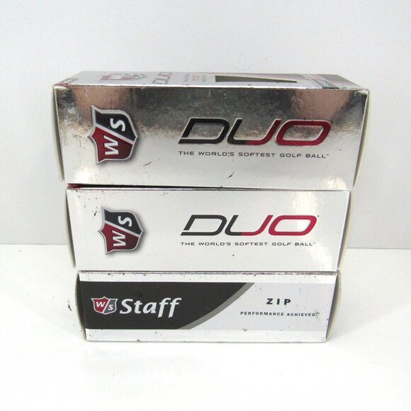 Wilson Staff Duo 3 Pack The Worlds Softest Golf Ball (2) and Zip Higher Spin (1) - Picture 7 of 7